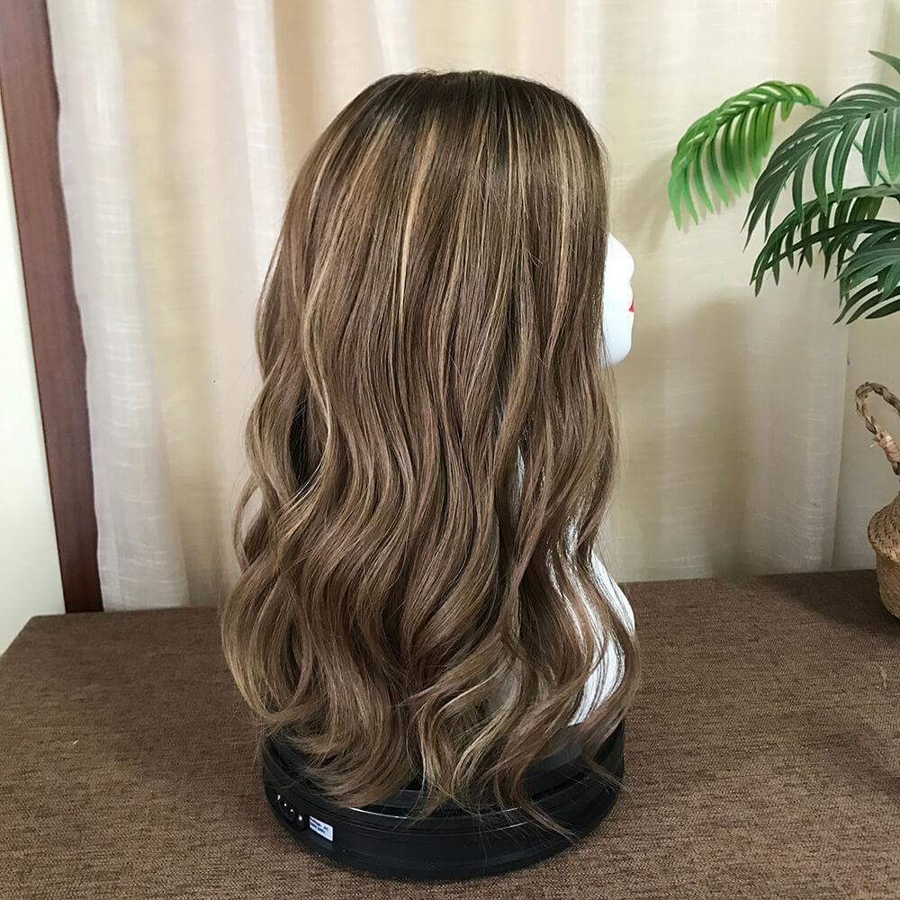 Pretty Roots Kosher Glam Brazilian Hair Wig Lace Top Jewish Sheitels