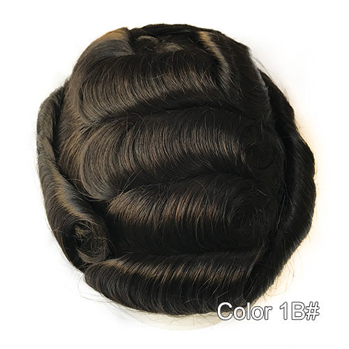 Stock Full French Lace Hairpieces for Men