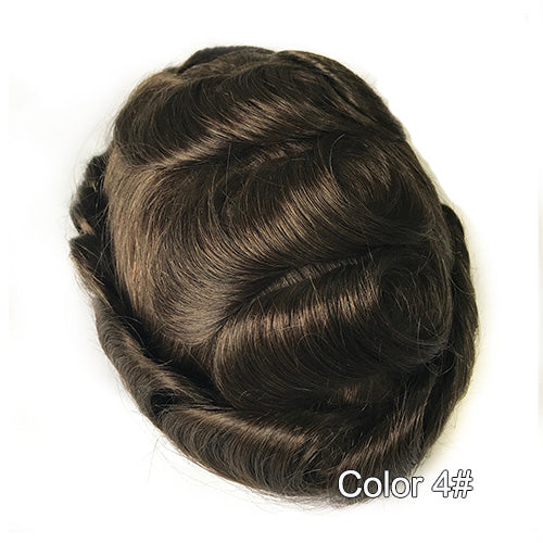 Stock Full French Lace Hairpieces for Men