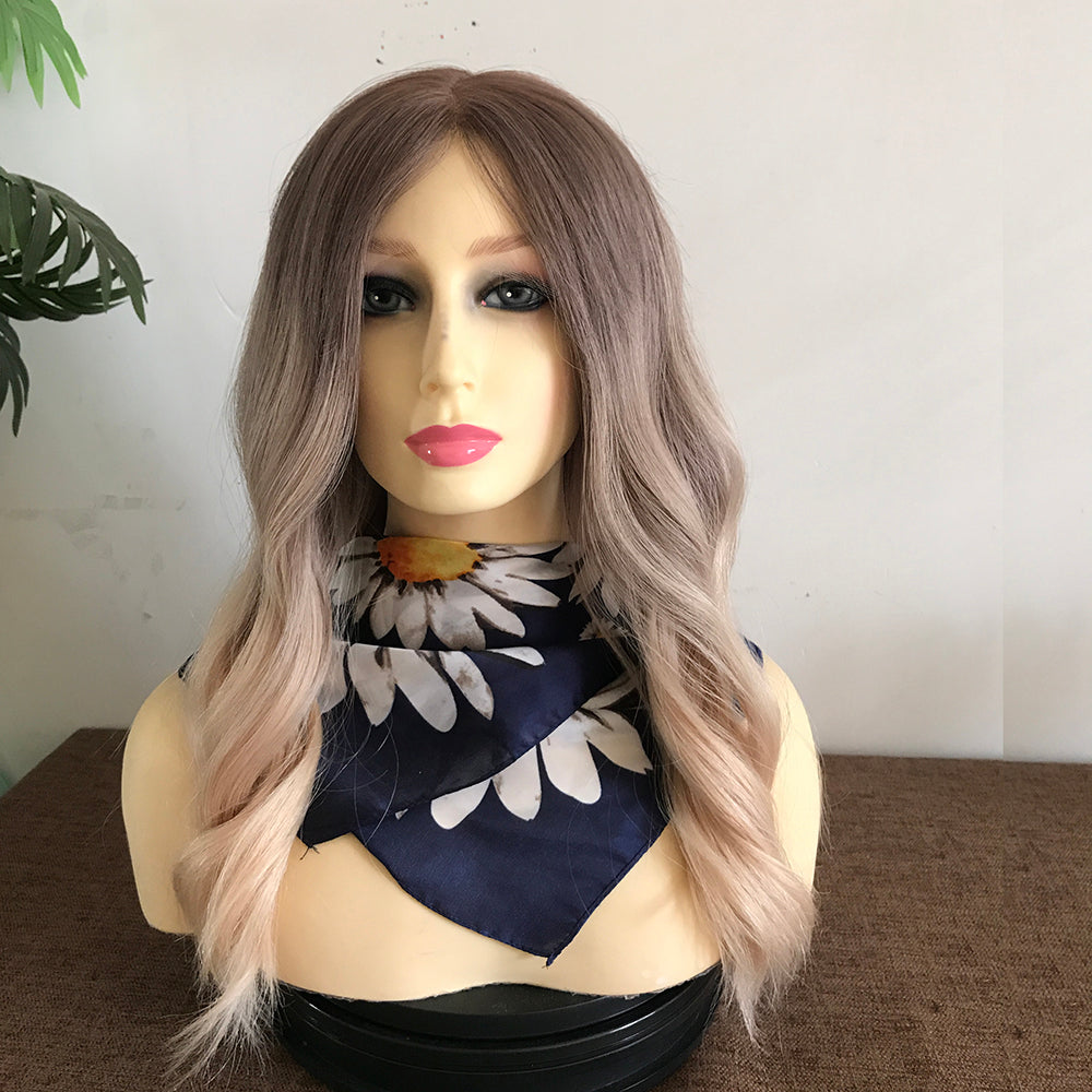 Ombre Color Lace Top Sheitel with Virgin Hair