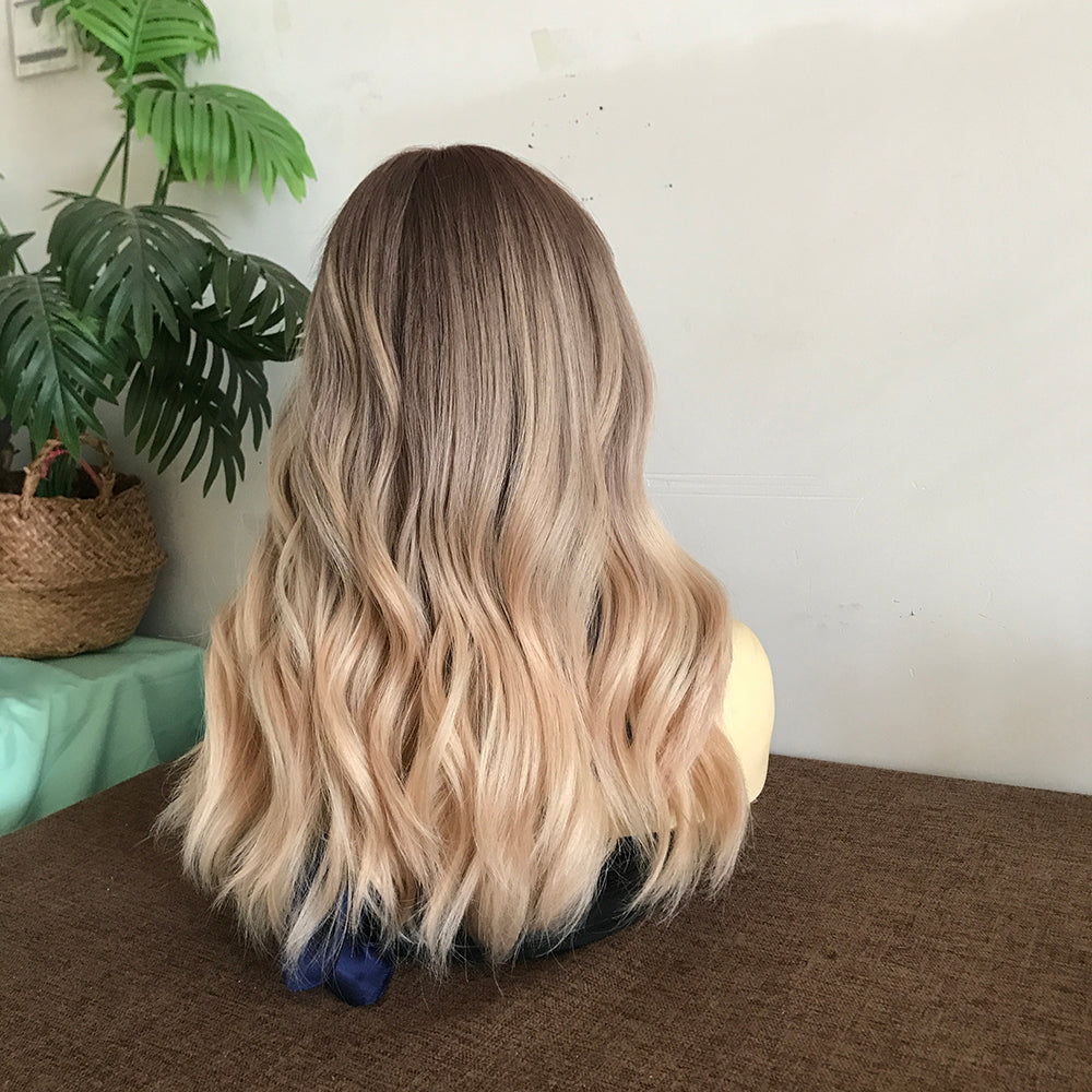 Ombre Color Lace Top Sheitel with Virgin Hair