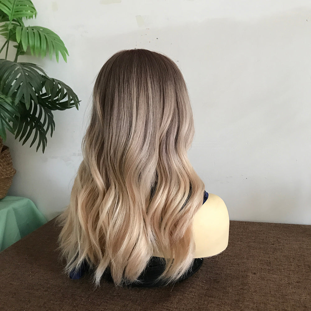 Ombre Color Lace Top Sheitel with Virgin Hair