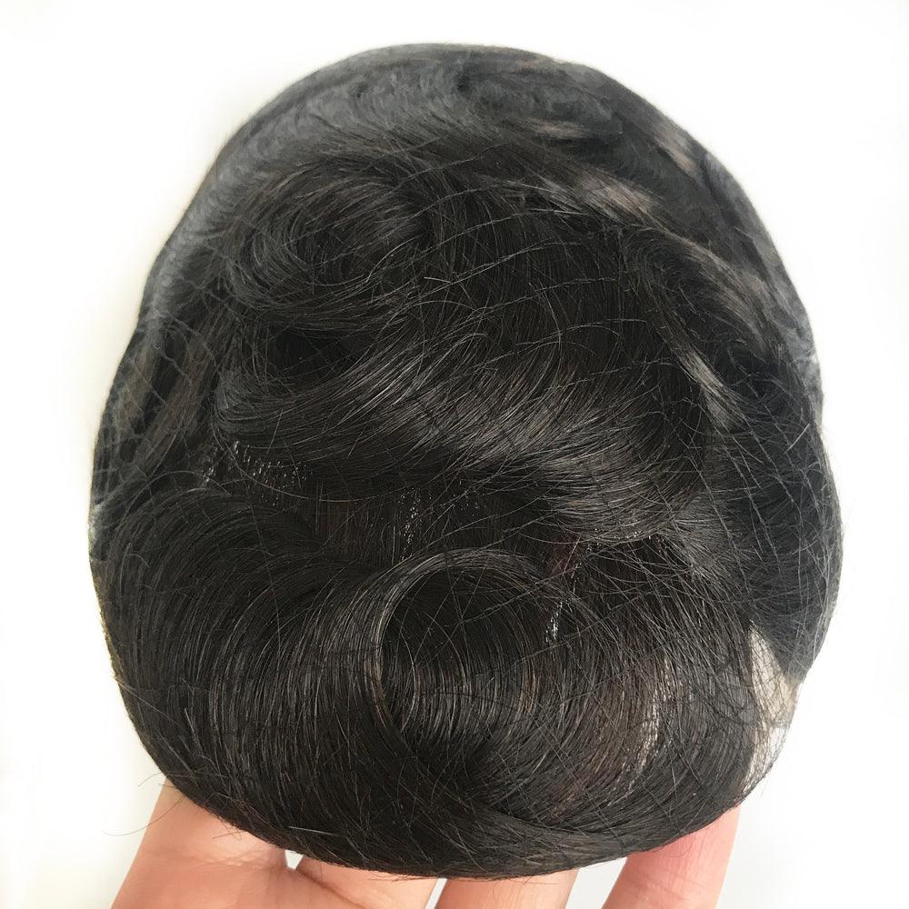 Customized Hair Replacement Diamond Lace Base - Double Show Hair