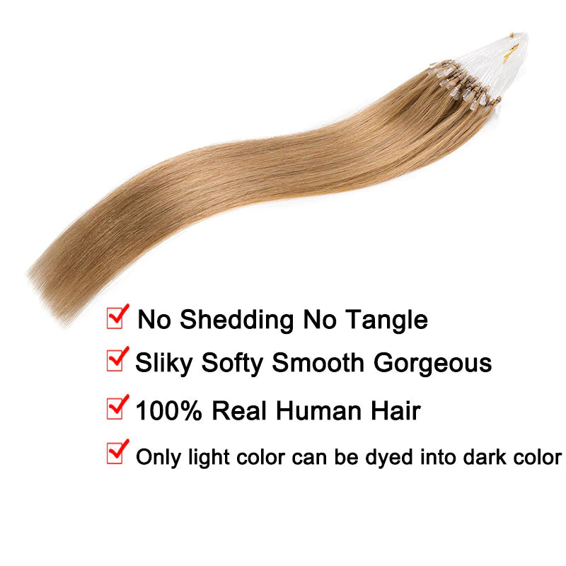 100g Micro Loop Human Hair Extensions - Double Show Hair