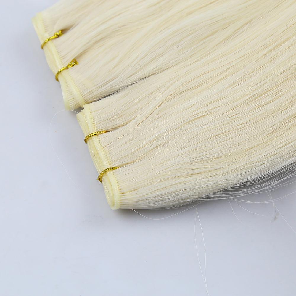 Straight Brazilian Genius Weft Human Hair Bundles 100g - Double Show Hair